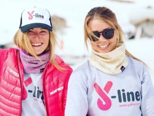 Individually-made, Pamela and Calypso’s Y-line neck-warmers really are a must for the snow and are available in our boutique ski shop. 