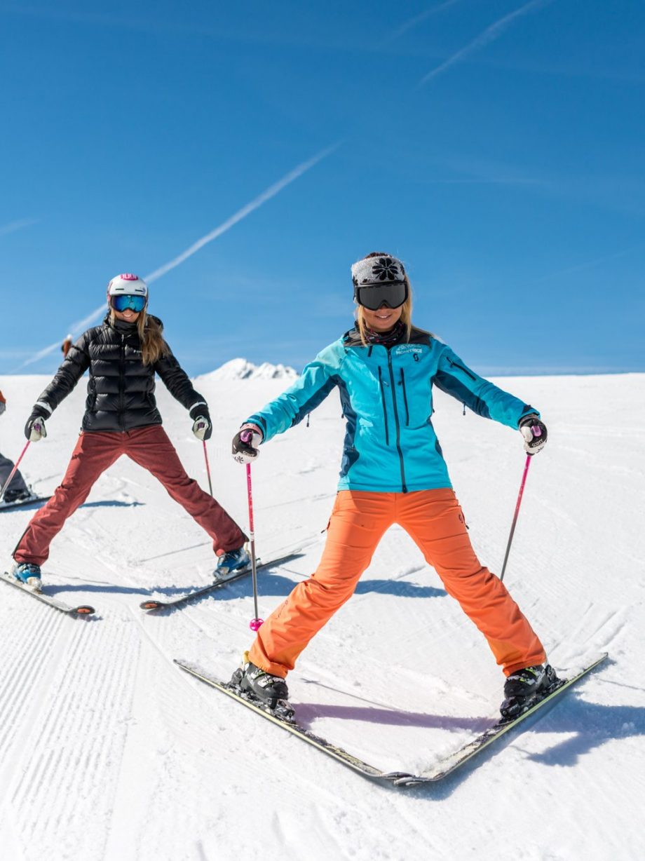 Group ski lessons