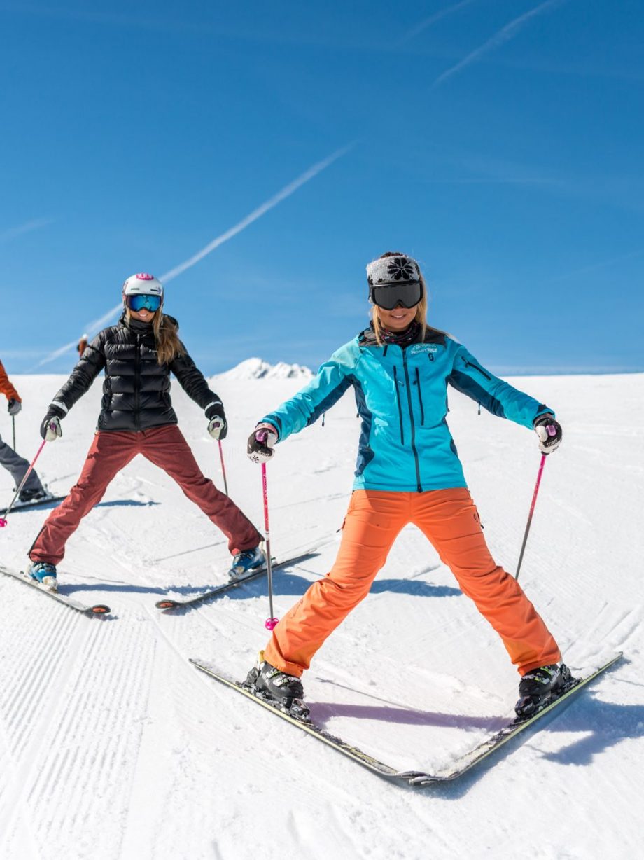 Group ski lessons