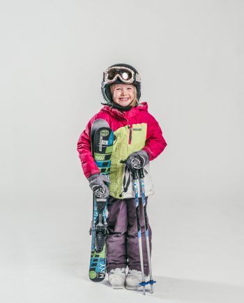 Oxygène Ski & Snowboard School Girl Skier 2