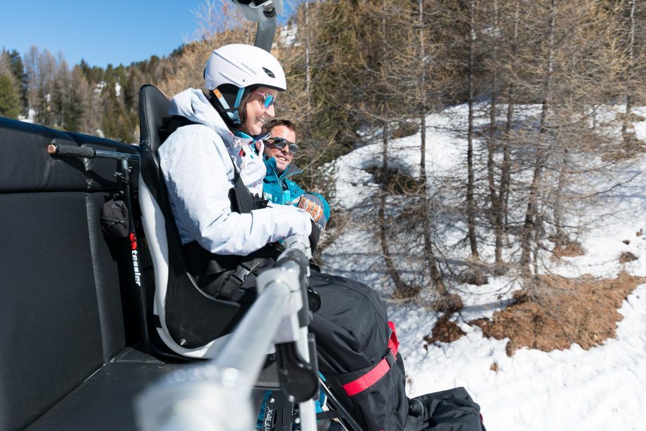 Taxi ski in Les Menuires with Oxygène