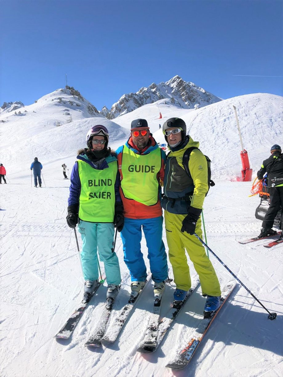 Adaptive stand-up ski lesson with Oxygene - Courchevel 2019