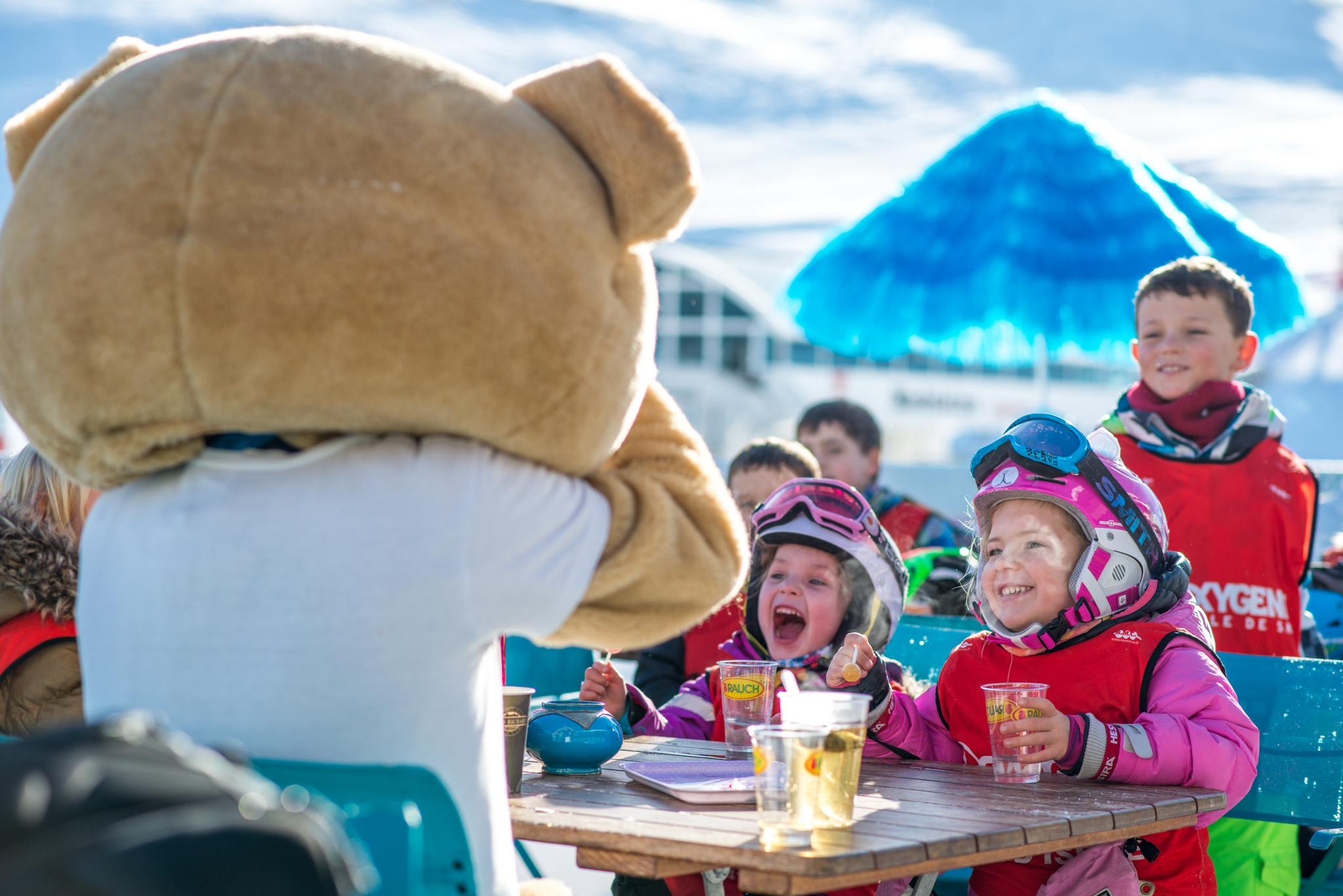 gouter ski avec ours oxygene