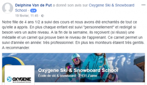 avis école de ski personnalisé la plagne