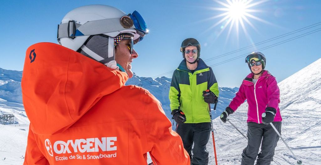 Oxygene adult ski private lessons