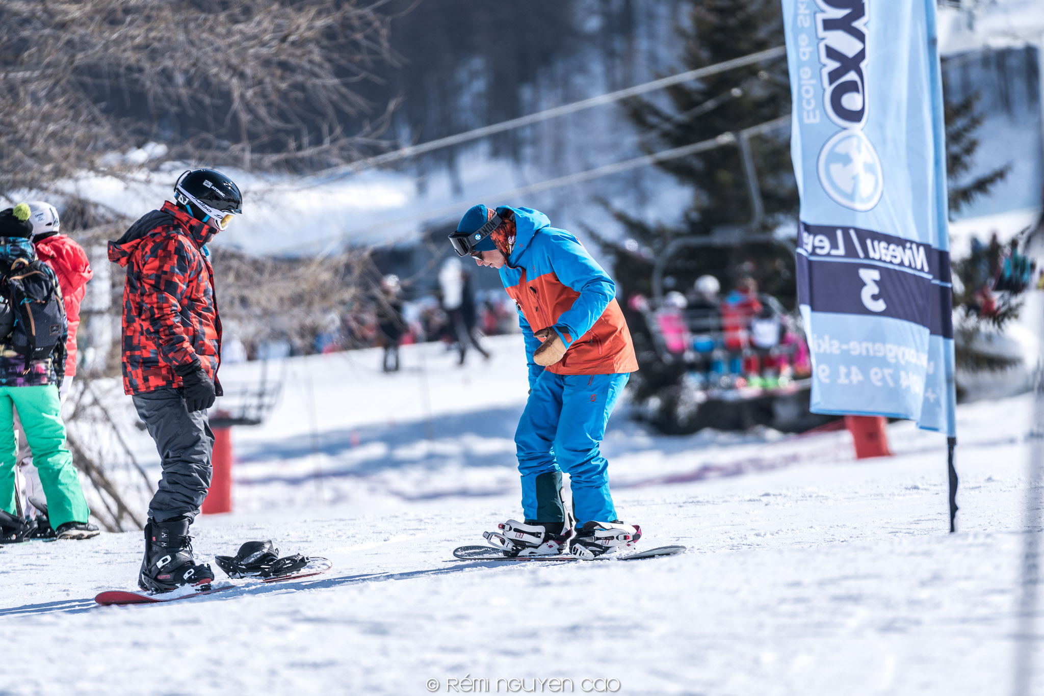 Un grande variété de cours, même pour les moniteurs stagiaires.