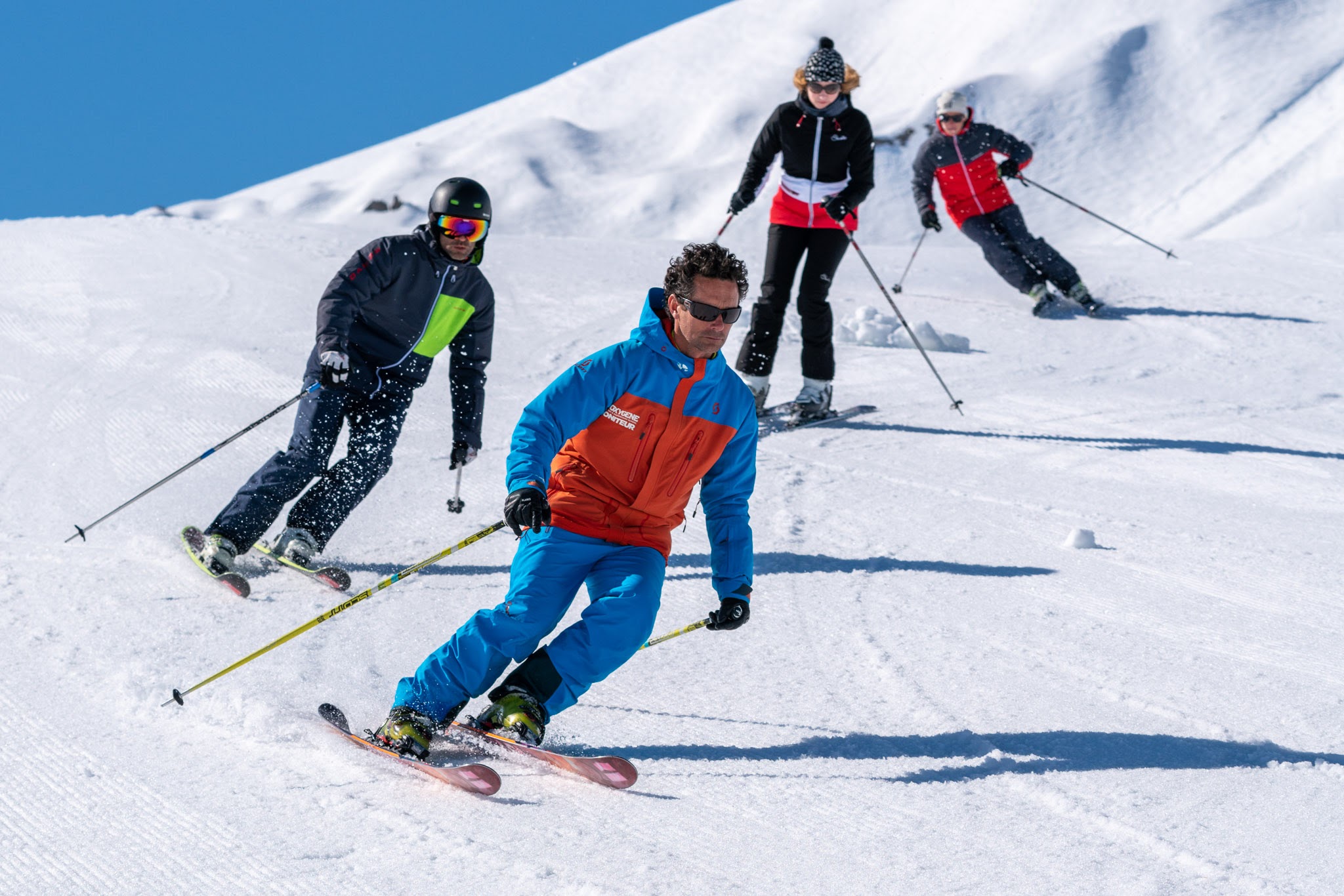 Oxygene private ski lesson