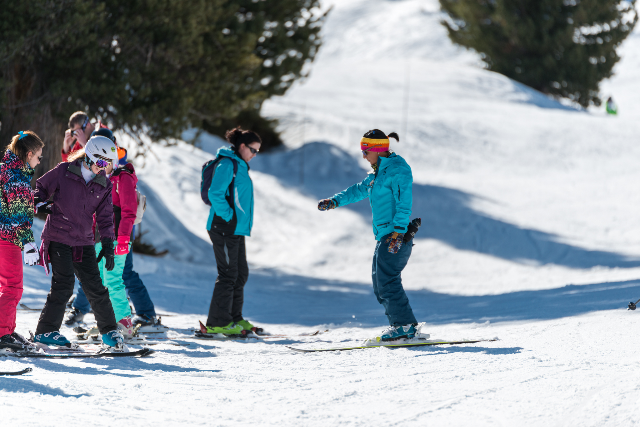 Cours de Ski Collectif Débutant Adulte Oxygène