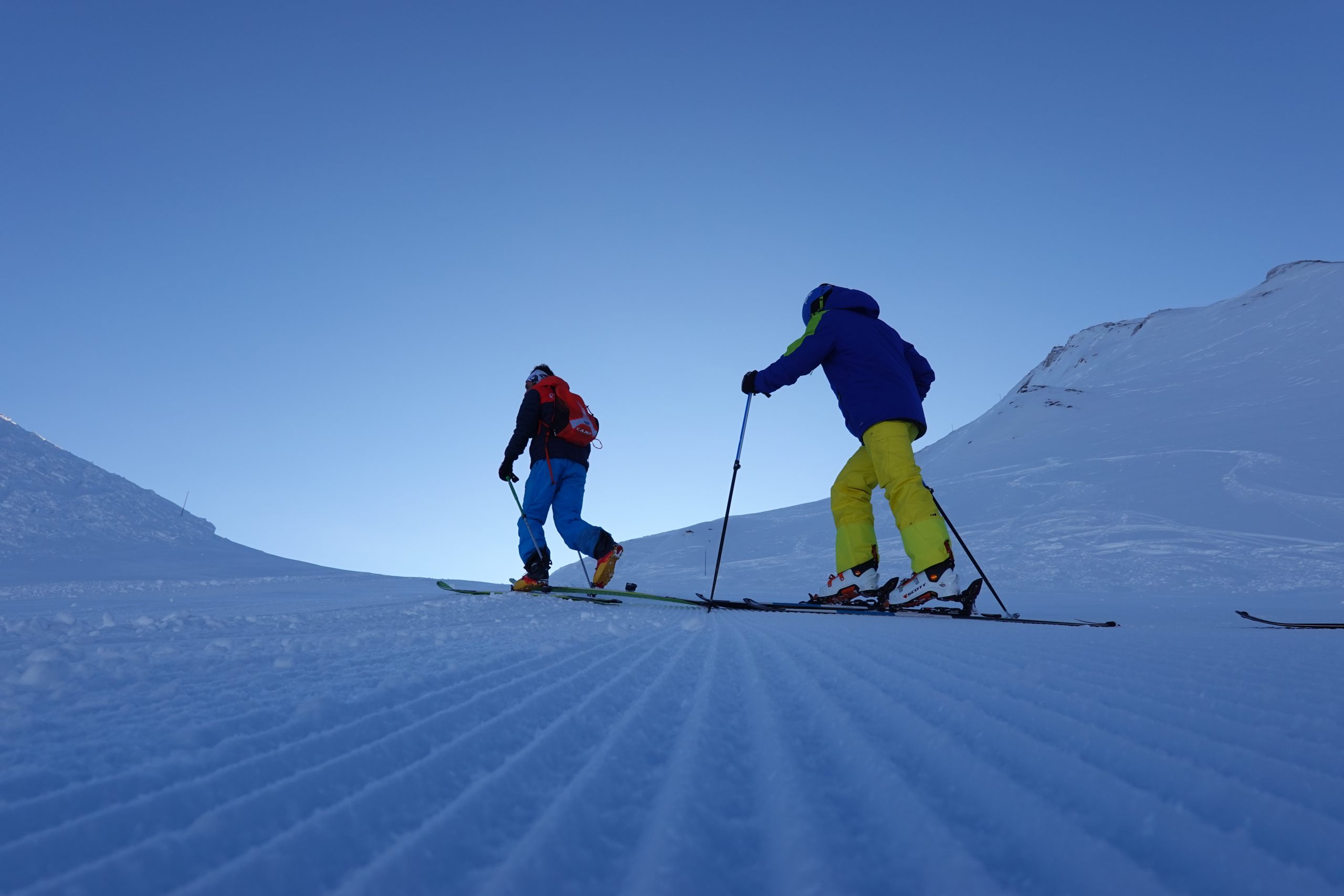 Ski touring with Oxygene